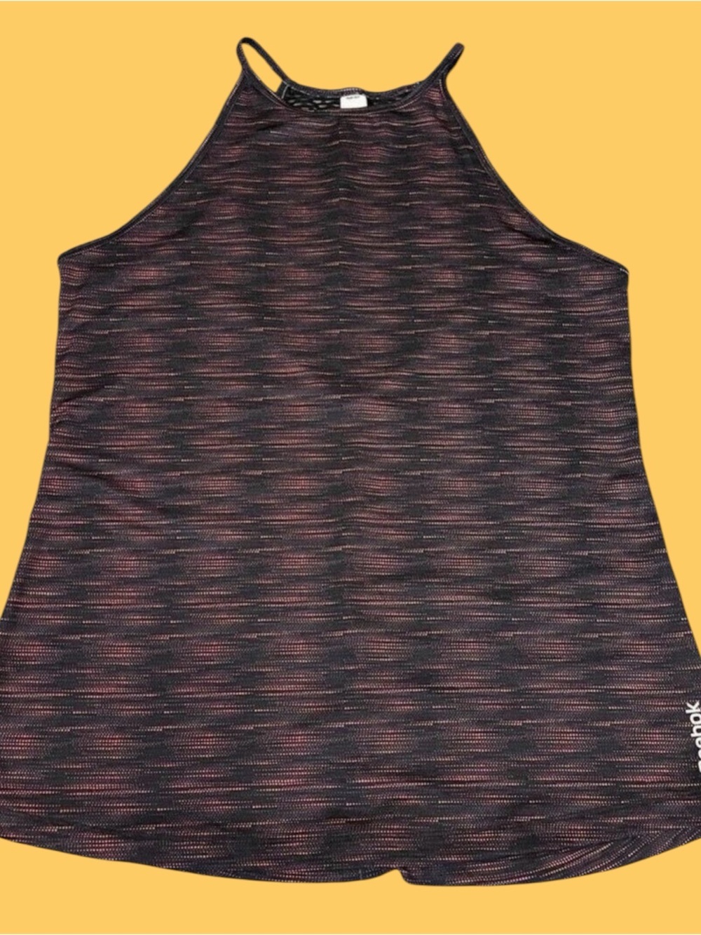 Reebok Athletic Women's Crisscross Back Workout Shirt Size Medium